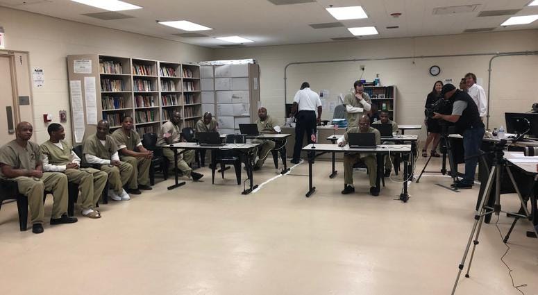 A two-day online chess tournament, a first-of-its-kind, has Cook County Jail detainees playing inmates in prisons in six other countries. A two-day online chess tournament, a first-of-its-kind, has Cook County Jail detainees playing inmates in prisons in six other countries.