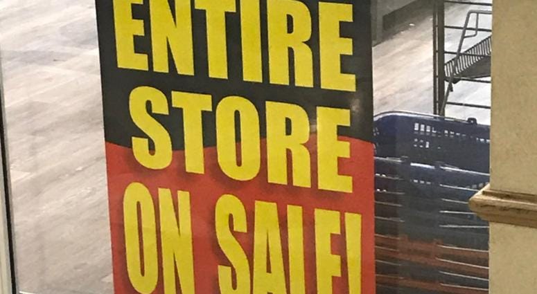 Treasure Island Going out of Business