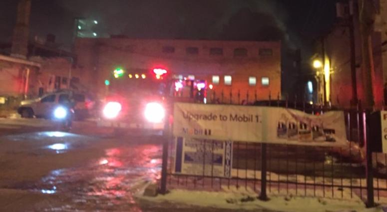 Crews battle an extra-alarm fire Feb. 21 at 1201 W. Lake Street.