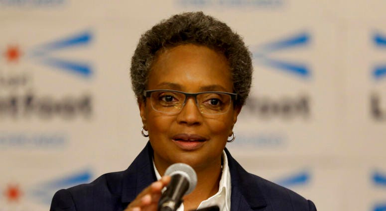 FILE - In this May 9, 2018 file photo, former Chicago Police Board President Lori Lightfoot announces her bid for mayor of Chicago at the Hyatt Regency Chicago. Reform has long been a dirty word among Chicago politicians. FILE - In this May 9, 2018 file photo, former Chicago Police Board President Lori Lightfoot announces her bid for mayor of Chicago at the Hyatt Regency Chicago. Reform has long been a dirty word among Chicago politicians.