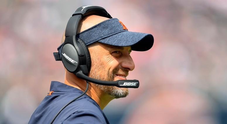 Bears coach Matt Nagy Bears coach Matt Nagy