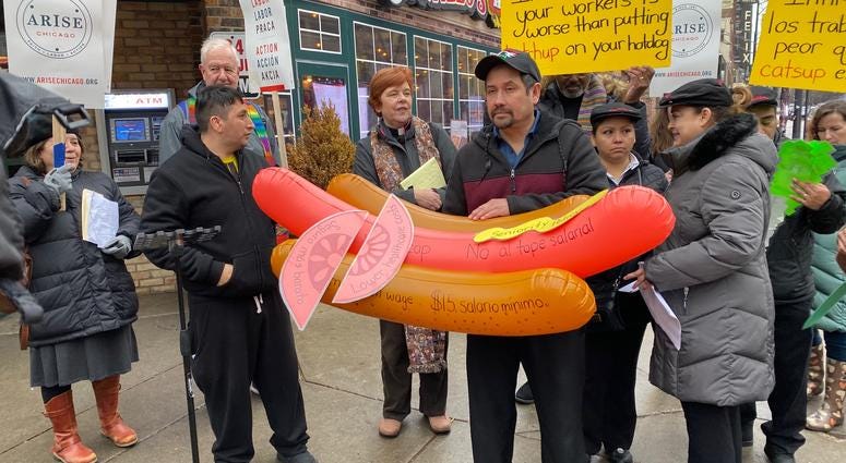 Portillo's Worker Protest