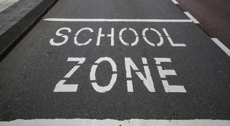 school crosswalk