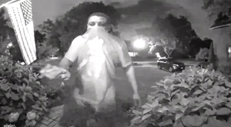 Surveillance images of a man wanted in connection with a series of burglaries in August in Mount Greenwood Surveillance images of a man wanted in connection with a series of burglaries in August in Mount Greenwood