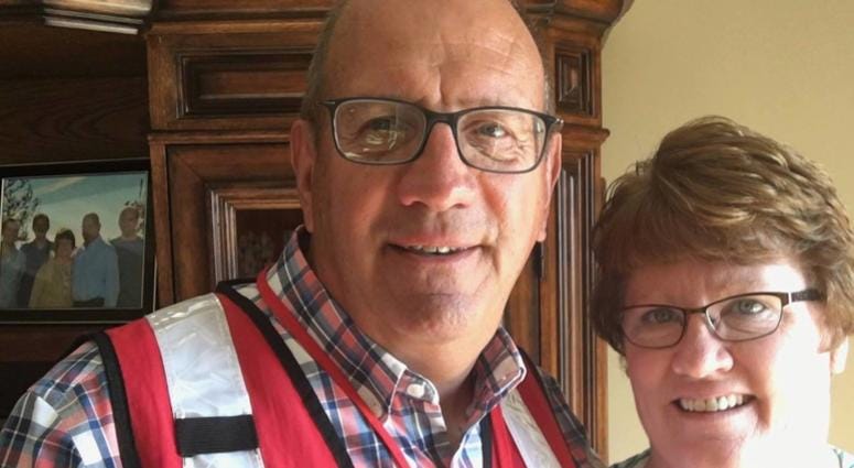 Steve Wise and his wife, Bridget