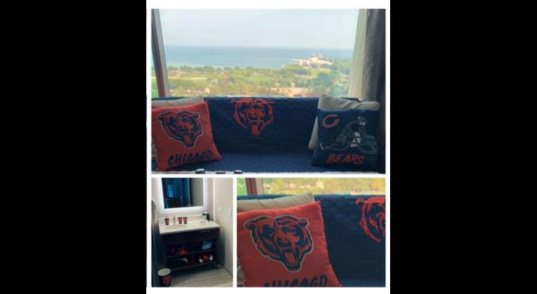 “Ultimate Bears Suite” at Homewood Suites by Hilton Chicago Downtown South Loop “Ultimate Bears Suite” at Homewood Suites by Hilton Chicago Downtown South Loop