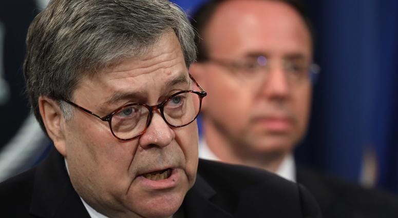attorney general William Barr