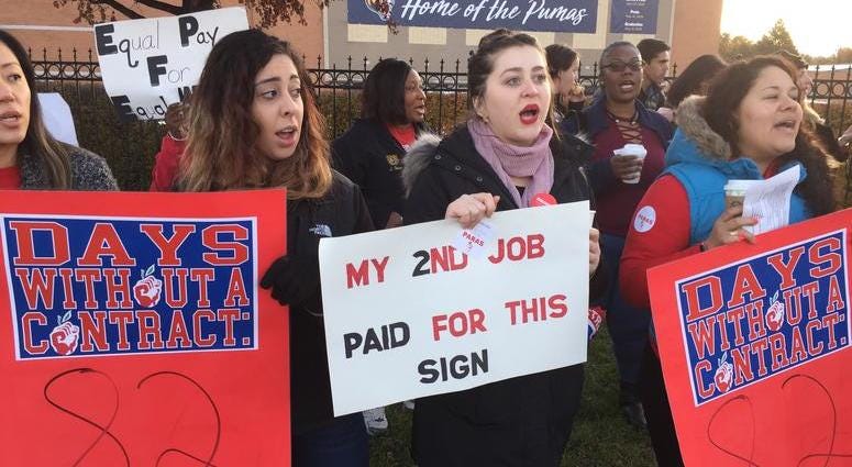 CICS teachers authorize strike CICS teachers authorize strike