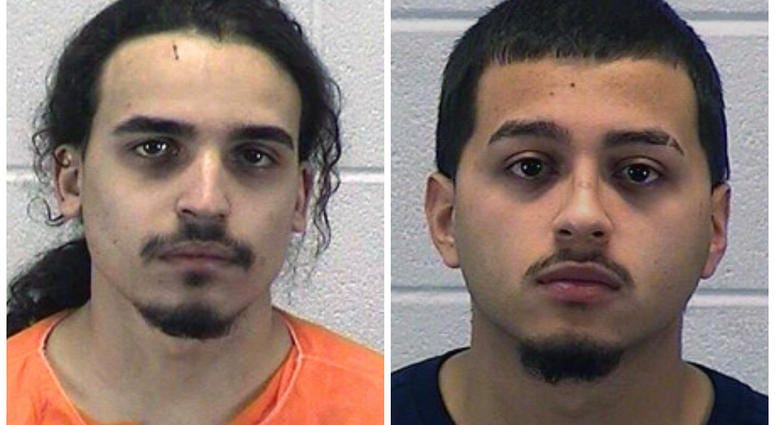 Alexander Fuentes (left) and Noe Vargas Jr.