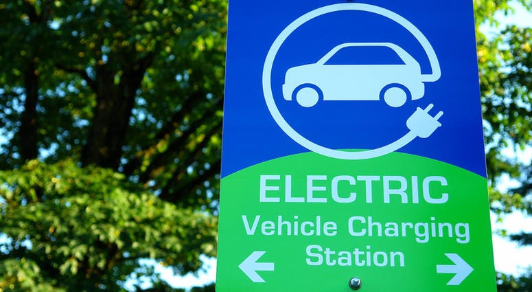 electric car charging station electric car charging station