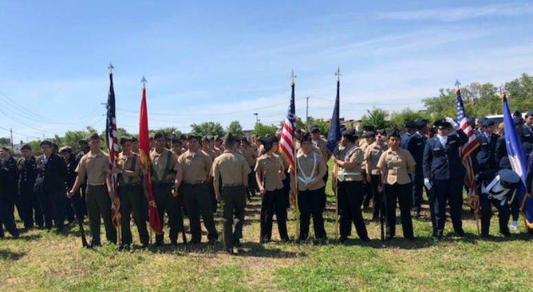 On this Flag Day, the city of Chicago carried on a 13-year tradition, burning American Flags that have become worn out. On this Flag Day, the city of Chicago carried on a 13-year tradition, burning American Flags that have become worn out.