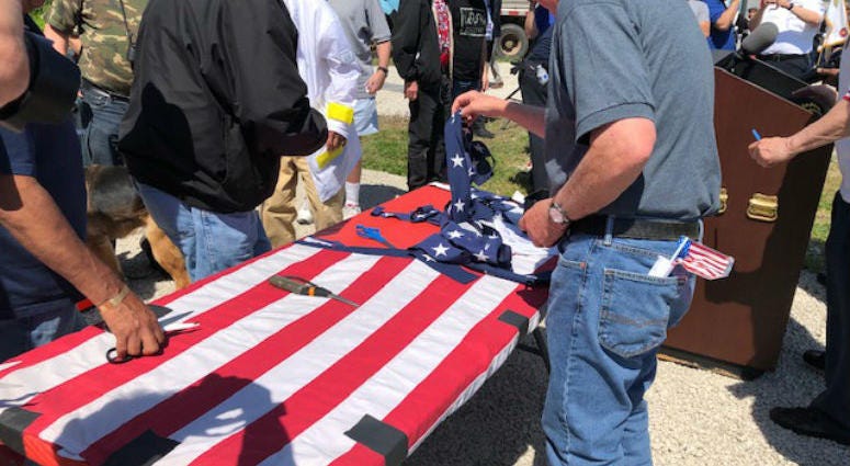On this Flag Day, the city of Chicago carried on a 13-year tradition, burning American Flags that have become worn out. On this Flag Day, the city of Chicago carried on a 13-year tradition, burning American Flags that have become worn out.