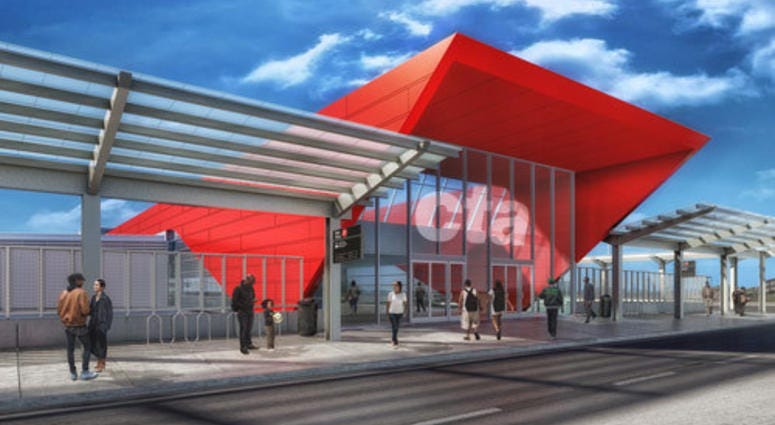 New 95th Red Line Station New 95th Red Line Station
