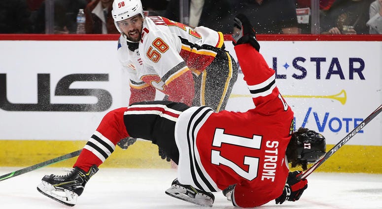 Blackhawks Flames