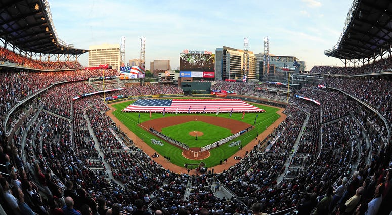 Suntrust Stadium, home of the Atlanta Braves