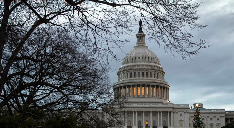The Capitol is seen on the first morning of a partial government shutdown, as Democratic and Republican lawmakers are at a standoff with President Donald Trump on spending for his border wall, in Washington, Saturday, Dec. 22, 2018 The Capitol is seen on the first morning of a partial government shutdown, as Democratic and Republican lawmakers are at a standoff with President Donald Trump on spending for his border wall, in Washington, Saturday, Dec. 22, 2018