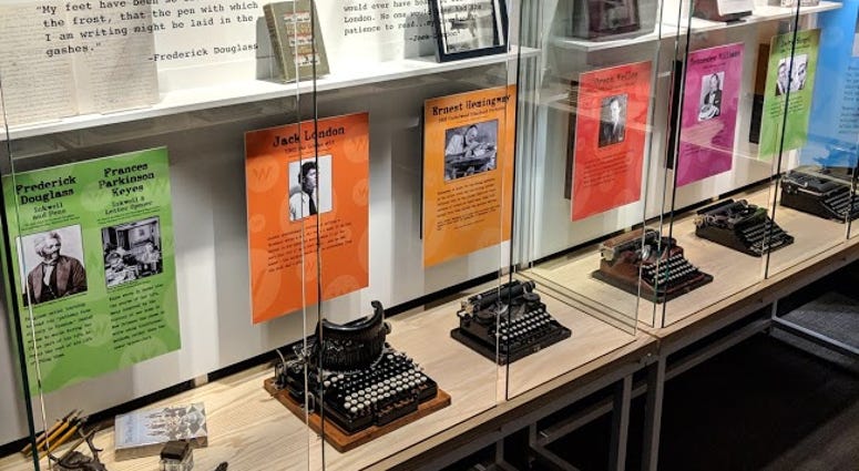 Tools of the Trade exhibit at the American Writers Museum Tools of the Trade exhibit at the American Writers Museum