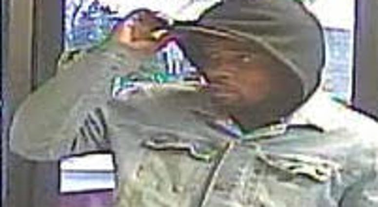 Police say this man robbed a First Midwest Bank branch in Waukegan on Nov. 14, 2019. Police say this man robbed a First Midwest Bank branch in Waukegan on Nov. 14, 2019.
