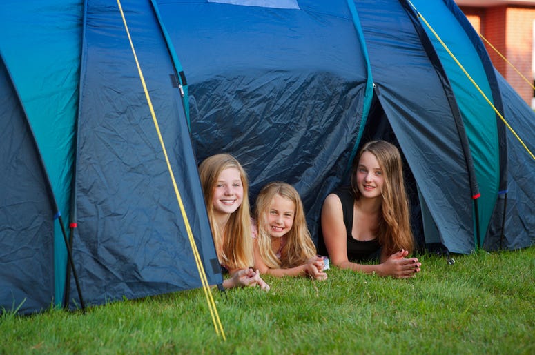 Girls Camping Girls Camping
