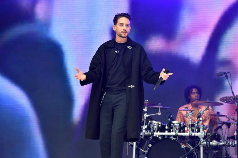 G-Eazy 6/9/2018 - G-Eazy during Capital's Summertime Ball with Vodafone at Wembley Stadium, London. This summer's hottest artists performed live for 80,000 Capital listeners at Wembley Stadium at the UK's biggest summer party.