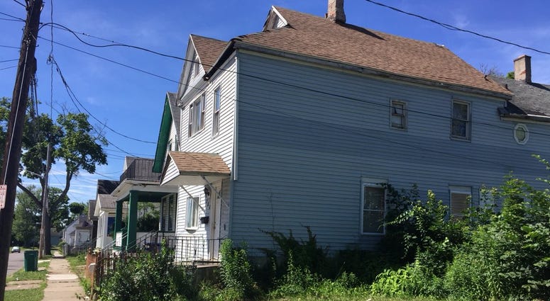 Grape Street home where Yvette Johnson, 54, and Kyrie Johnson, 17 months, were killed. July 3, 2018 (WBEN Photo/Mike Baggerman) Grape St home where Yvette Johnson and 17 month old Kyrie Johnson were killed