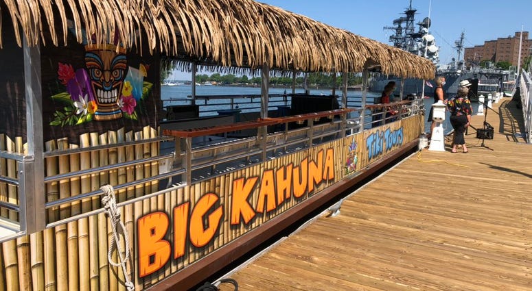 Big Kahuna is Buffalo's newest waterfront attraction. July 9, 2020 (WBEN Photo/Mike Baggerman) Big Kahuna is Buffalo's newest waterfront attraction. July 9, 2020 (WBEN Photo/Mike Baggerman)