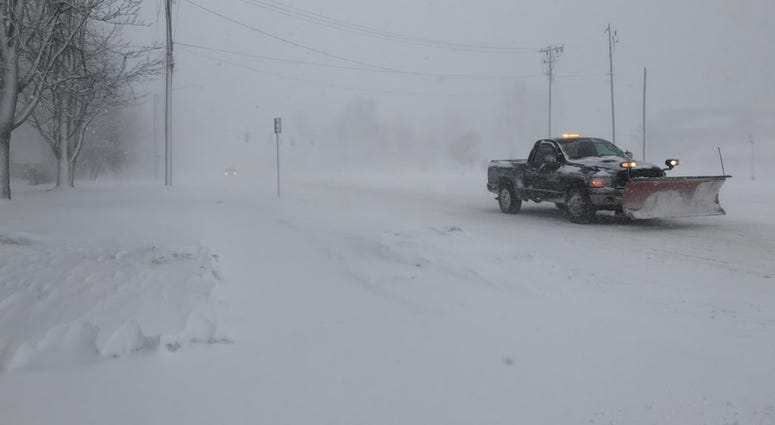 Blizzard from Hamburg. January 30, 2019 (WBEN Photo/Mike Baggerman)