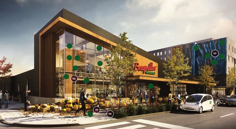 Rendering of the development at 201 Ellicott Street