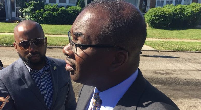 Buffalo Mayor Byron Brown on June 11, 2018 (WBEN Photo/Mike Baggerman)