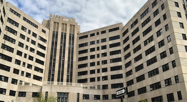 Buffalo VA Hospital. April 25, 2019 (WBEN Photo/Mike Baggerman)