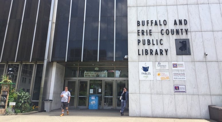 Buffalo & Erie County Public library. August 10, 2018 (WBEN Photo/Mike Baggerman)