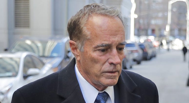 Former U.S. Rep. Chris Collins arrives at federal court for sentencing Friday, Jan. 17, 2020, in New York. Collins pleaded guilty last fall to insider trading and lying to the FBI. (AP Photo/Seth Wenig) Former U.S. Rep. Chris Collins arrives at federal court for sentencing Friday, Jan. 17, 2020, in New York. Collins pleaded guilty last fall to insider trading and lying to the FBI. (AP Photo/Seth Wenig)