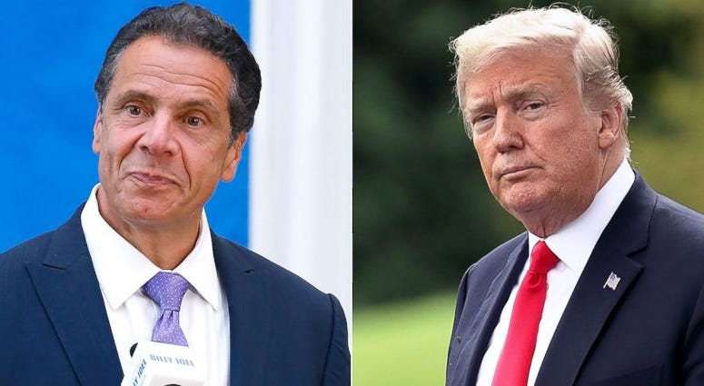 Andrew Cuomo and Donald Trump