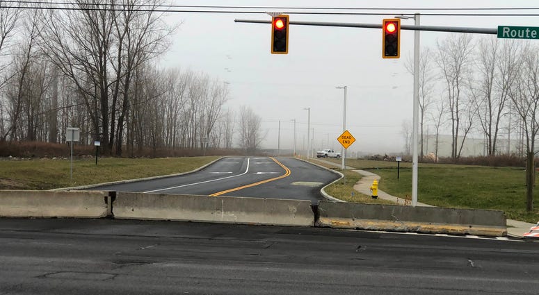 Dona Street into Bethlehem Steel site. January 3, 2020 (WBEN Photo/Mike Baggerman) Dona Street into Bethlehem Steel site. January 3, 2020 (WBEN Photo/Mike Baggerman)