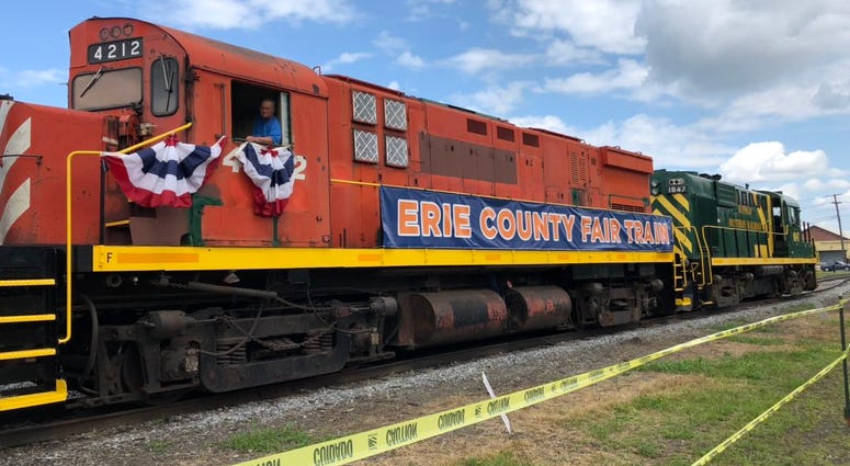 Erie County Fair Train. July 31, 2019 (WBEN Photo/Mike Baggerman)