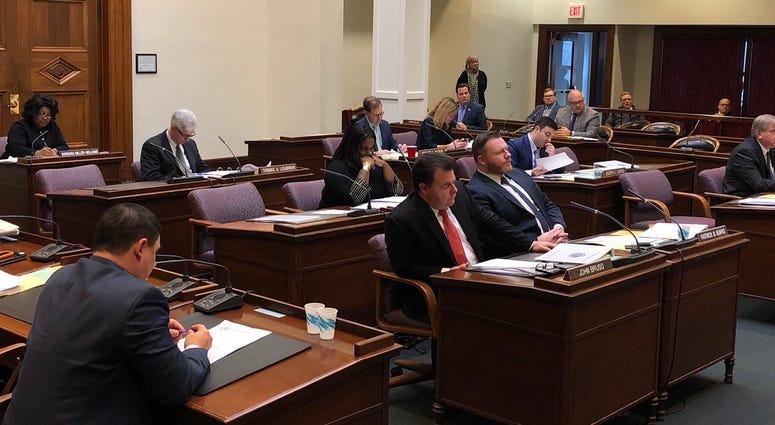 Erie County Legislature meets. December 6, 2018 (WBEN Photo/Mike Baggerman)