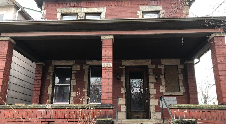 184 West Utica Street. Also known as Ernest Franks House. February 25, 2020 (WBEN Photo/Mike Baggerman) 184 West Utica Street. Also known as Ernest Franks House. February 25, 2020 (WBEN Photo/Mike Baggerman)