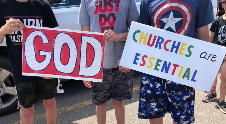 Churches Protest State