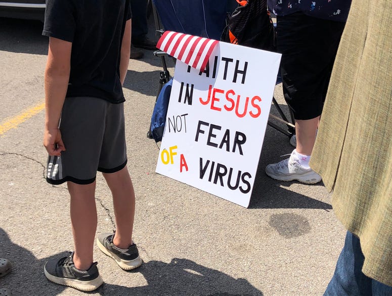 Churches Protest State