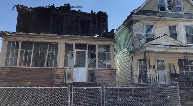 Fireworks is cause of Hillside Avenue fire. July 3, 2020 (WBEN Photo/Mike Baggerman) Fireworks is cause of Hillside Avenue fire. July 3, 2020 (WBEN Photo/Mike Baggerman)