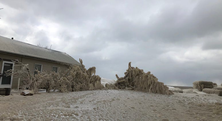 Hoover Beach shoreline, Hamburg