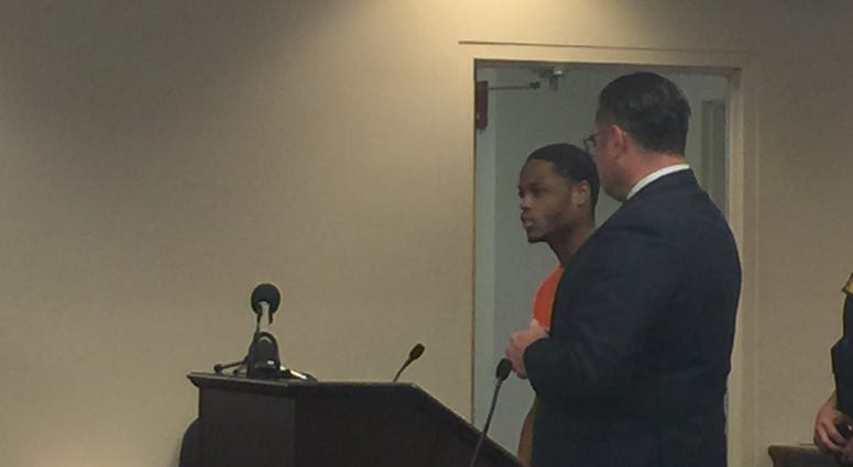 Joshua Hobes, 20, sentenced in Erie County Court after stealing credit cards and vehicle from the Oakwood Place residence of Bishop Richard Malone. June 12, 2018 (WBEN Photo/Mike Baggerman)