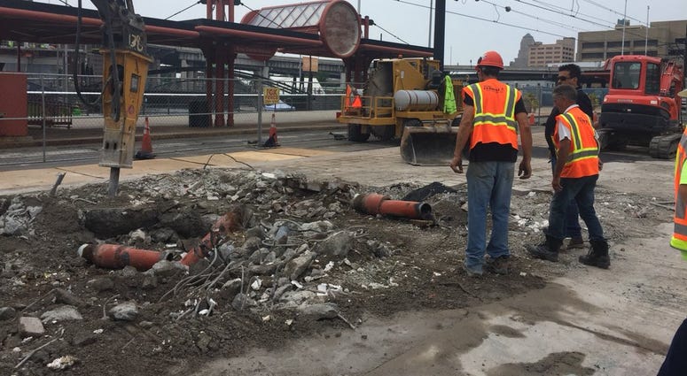 Lower Main Street. August 27, 2018 (WBEN Photo/Mike Baggerman)