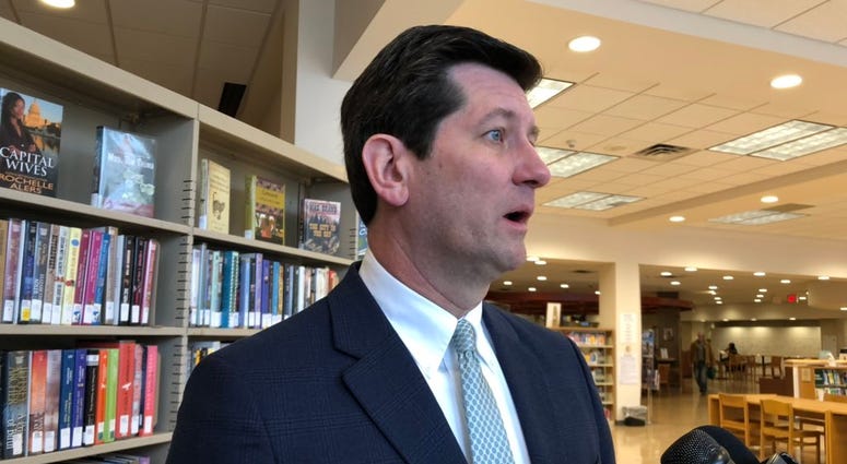 Erie County Executive Mark Poloncarz. March 21, 2019 (WBEN Photo/Mike Baggerman)