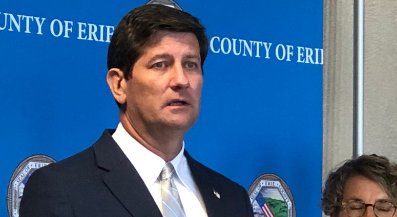 Erie County Executive Mark Poloncarz. July 29, 2019 (WBEN Photo/Mike Baggerman)