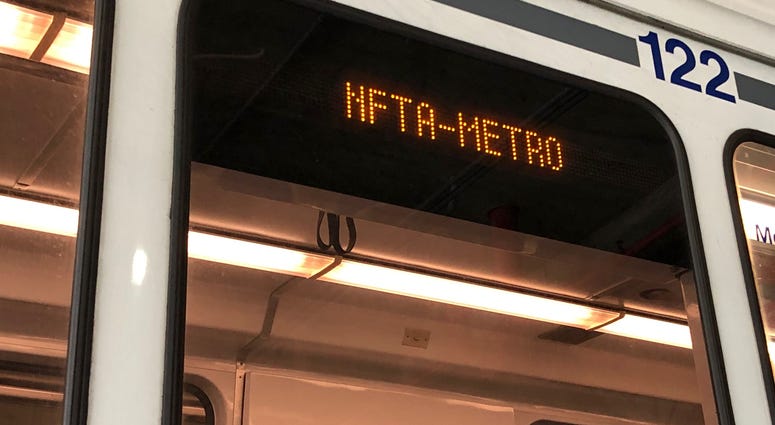 NFTA Metro Rail stationed inside the DL&W Terminal. January 10, 2019 (WBEN Photo/Mike Baggerman)