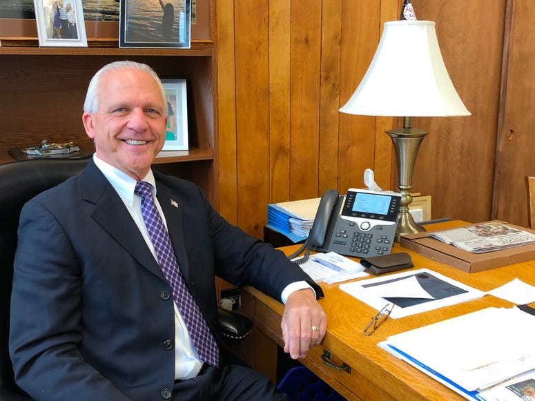 Niagara County Clerk Joseph Jastrzemski. November 15, 2019 (WBEN Photo/Mike Baggerman)