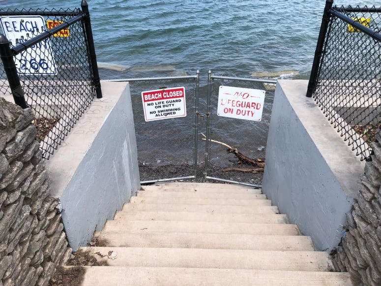 Olcott Beach. May 20, 2019 (WBEN Photo/Mike Baggerman)