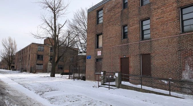 Commodore Perry Apartments. January 22, 2020 (WBEN Photo/Mike Baggerman) Commodore Perry Apartments. January 22, 2020 (WBEN Photo/Mike Baggerman)