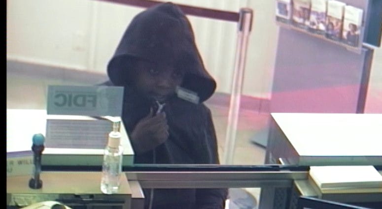 Photo of the alleged M&T Bank Robber on Main Street in Buffalo (Photo via Buffalo Police)